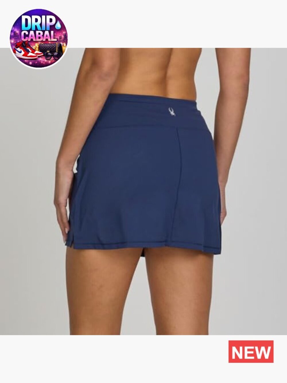 Women's Athletic Skort with Built-in Shorts and Deep Pocket - Picture 5 of 7